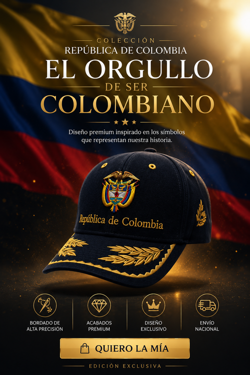 Gorra - Rep. de Colombia un símbolo de resistencia